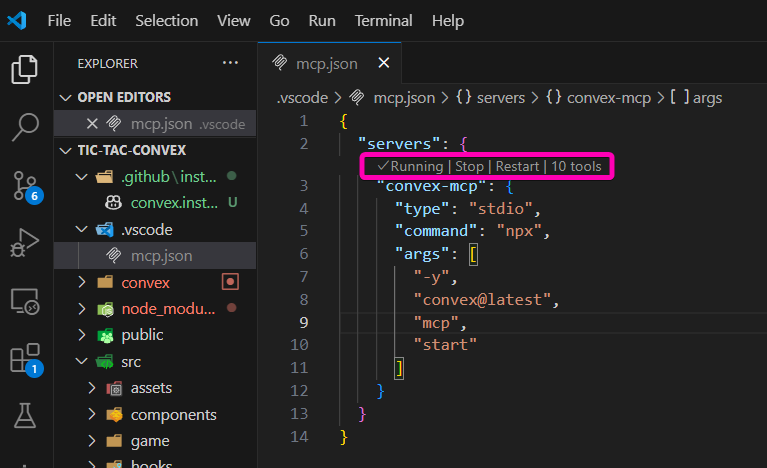 Convex Tool in Codelens