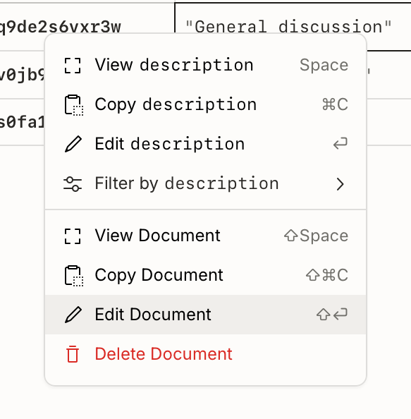 Edit entire document