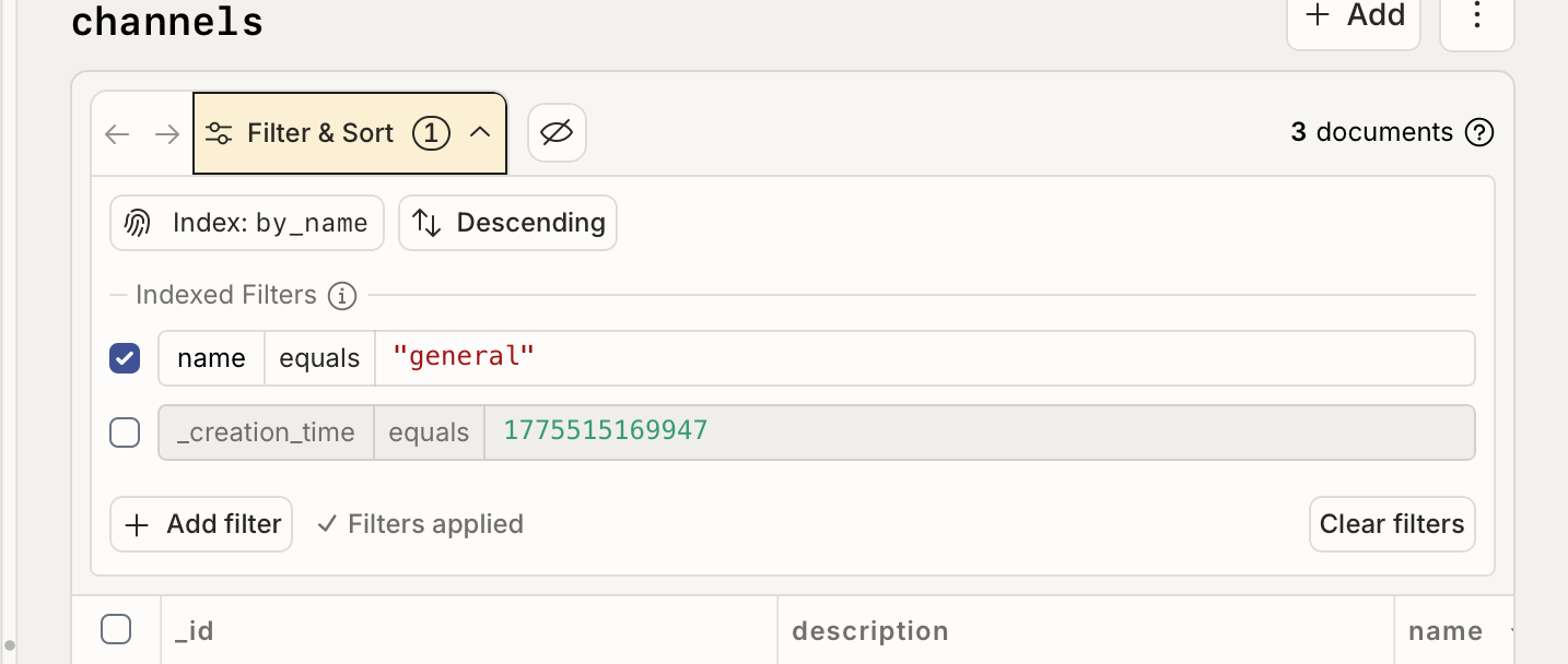 Data filters