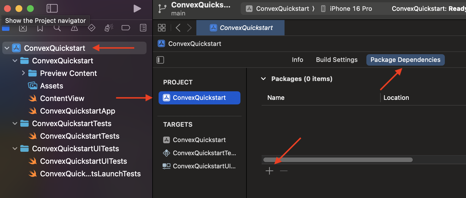 Add Convex dependency to package