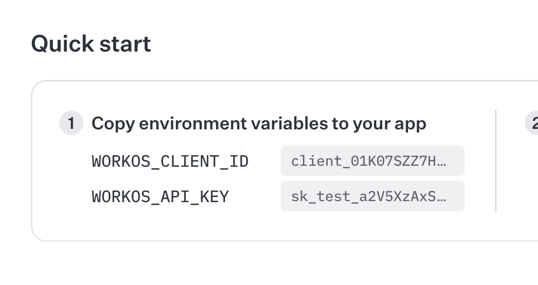 Getting your WorkOS Client ID
